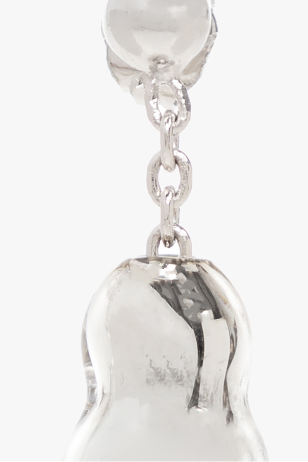 Silver 'Pearl' asymmetric earrings Lemaire - 43-180Shops